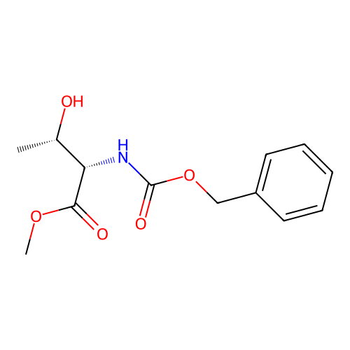 (2S,3S)-Methyl 2-(((benzyloxy)carbonyl)amino)-3-hydroxybutanoate structure