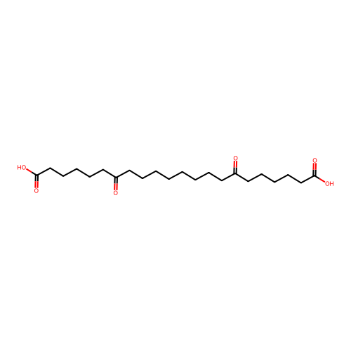 7,16-Dioxodocosanedioic acid structure