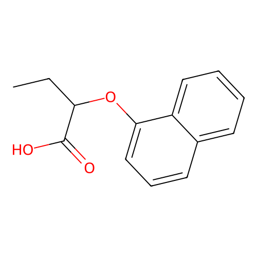 2-(1-Naphthyloxy)butanoic acid structure