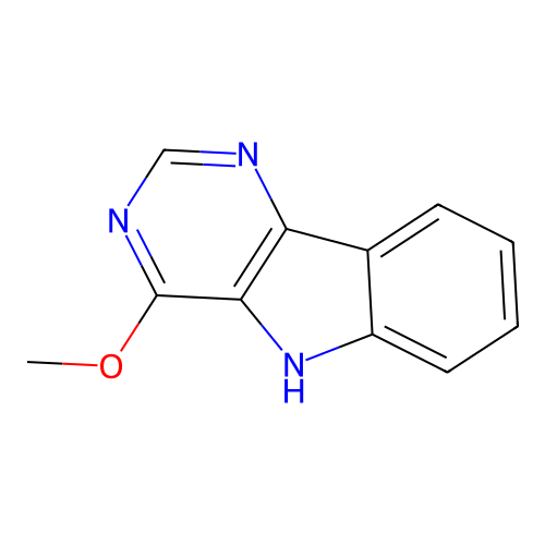 4-methoxy-5H-pyrimido[5,4-b]indole structure