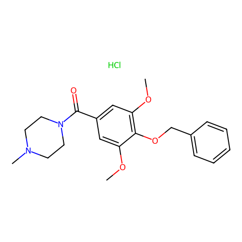 1-(4-Benzyloxy-3,5-dimethoxybenzoyl)-4-methylpiperazine hydrochloride structure