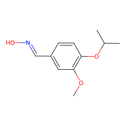 4-Isopropoxy-3-methoxy-benzaldehyde oxime structure