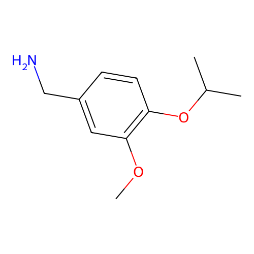 (3-Methoxy-4-(propan-2-yloxy)phenyl)methanamine structure