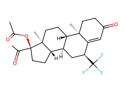 Threonyl-(2,6-diamino-4-hexynoate)proline structure