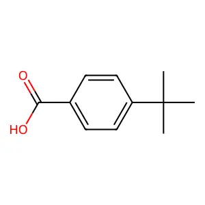 对叔丁基苯甲酸 structure