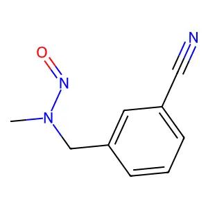 N-Nitroso-N-(m-cyanobenzyl)methylamine structure