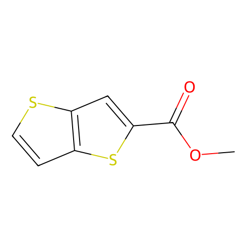 Methyl thieno(3,2-b)thiophene-2-carboxylate structure
