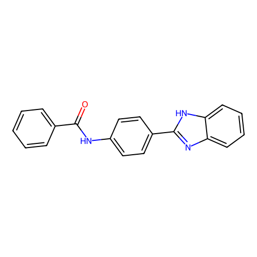 Benzamide, N-[4-(1H-benzimidazol-2-yl)phenyl]- structure
