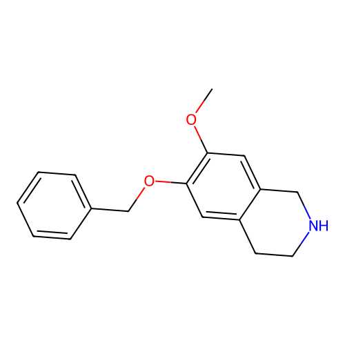 6-(Benzyloxy)-7-methoxy-1,2,3,4-tetrahydroisoquinoline structure