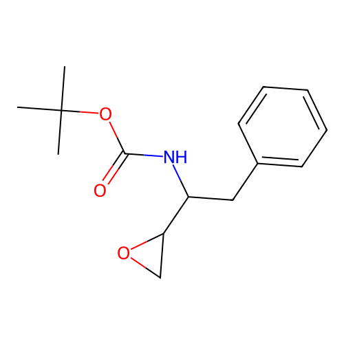 tert-Butyl (1-(oxiran-2-yl)-2-phenylethyl)carbamate structure
