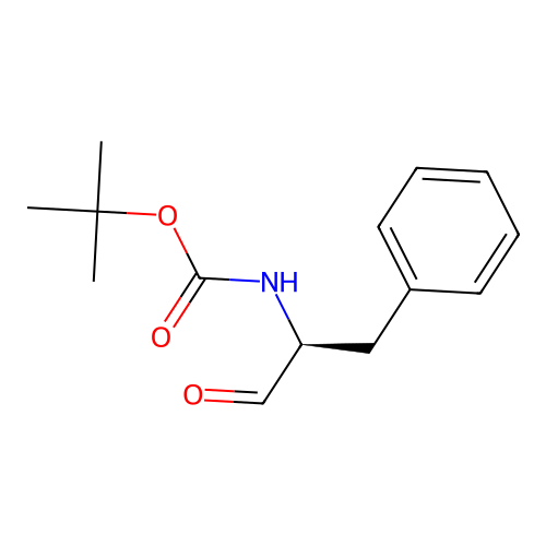 tert-butyl N-[(2S)-1-oxo-3-phenylpropan-2-yl]carbamate structure