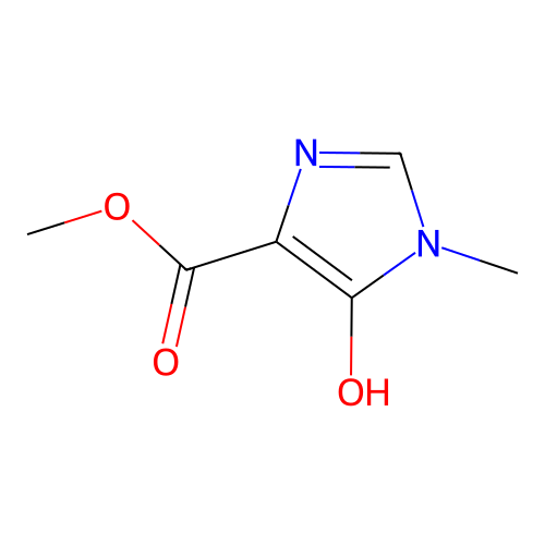 5-Hydroxy-1-methyl-1H-imidazole-4-carboxylic acid methyl ester structure