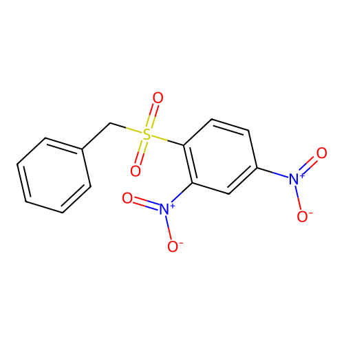 1-Benzylsulfonyl-2,4-dinitro-benzene structure