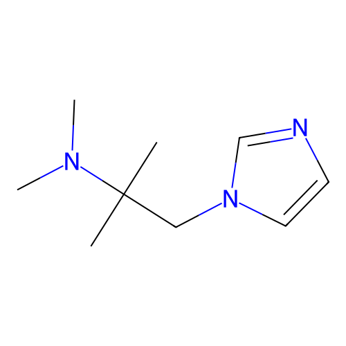 1H-Imidazole-1-ethanamine, N,N,alpha,alpha-tetramethyl- structure