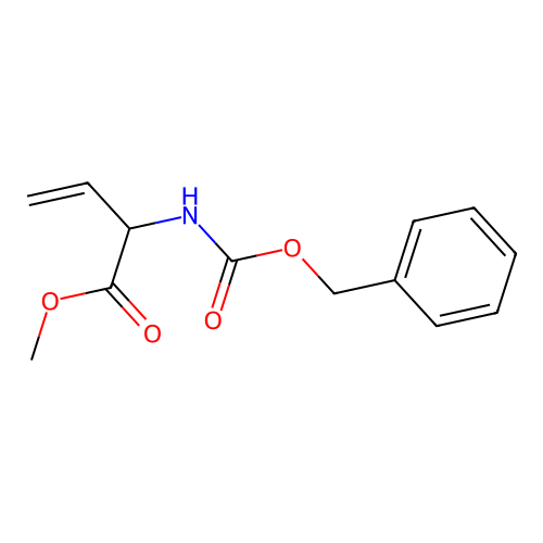 Methyl 2-(((benzyloxy)carbonyl)amino)but-3-enoate structure