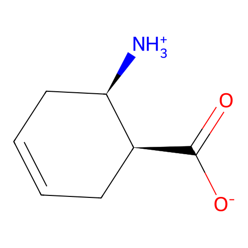 (1S,6R)-6-Ammoniocyclohex-3-enecarboxylate structure