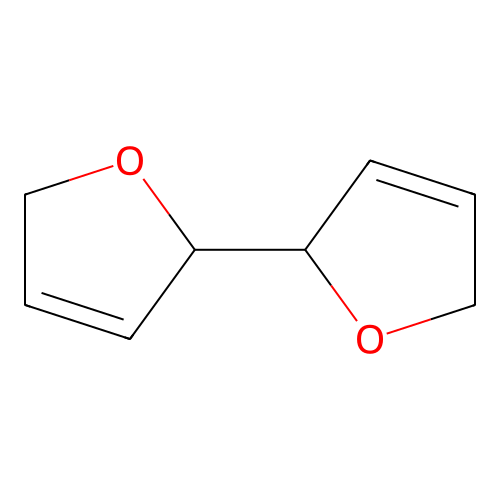 2,2'-Bifuran, 2,2',5,5'-tetrahydro- structure