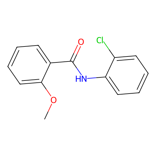 N-(2-chlorophenyl)-2-methoxybenzamide structure