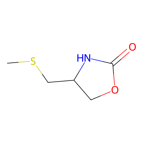 4-[(Methylsulfanyl)methyl]-1,3-oxazolidin-2-one structure