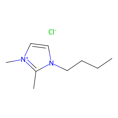 1-Butyl-2,3-dimethylimidazolium chloride structure