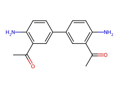 3,3'-Diacetylbenzidine structure