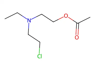 Acetylethylcholine mustard structure