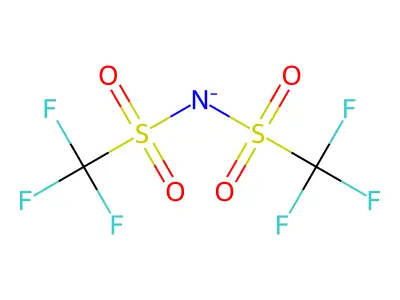 双(三氟甲基磺酰)亚胺 structure