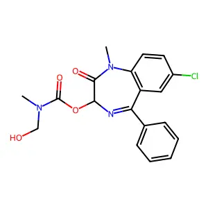 Hydroxycamazepam structure