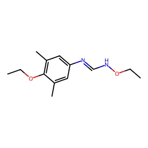 N-ethoxy-N'-(4-ethoxy-3,5-dimethylphenyl)methanimidamide structure