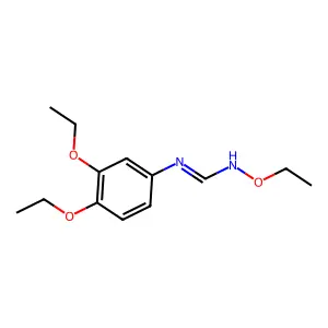N'-(3,4-二乙氧基苯基)-N-乙氧基甲脒 structure