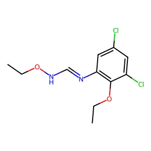 N'-(3,5-dichloro-2-ethoxyphenyl)-N-ethoxymethanimidamide structure