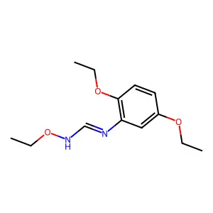 N-(2,5-二乙氧基苯基)-N-乙氧基甲脒 structure