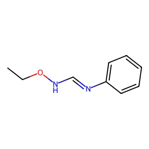 N-乙氧基-N'-苯基甲脒 structure