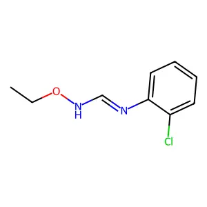 N-(2-氯苯基)-N-乙氧基甲脒 structure