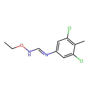 N-(3,5-dichloro-4-methylphenyl)-N-ethoxymethanimidamide structure