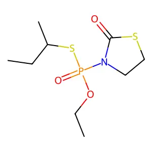噻唑磷 structure