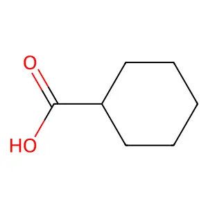 环己烷甲酸 structure