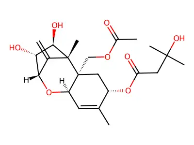 3'-Hydroxy-depoxy HT-2 toxin structure