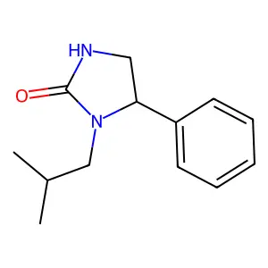 2-Imidazolidinone, 1-(2-methylpropyl)-5-phenyl- structure