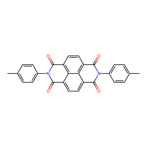 2,7-di-p-tolylbenzo[lmn][3,8]phenanthroline-1,3,6,8(2H,7H)-tetraone structure