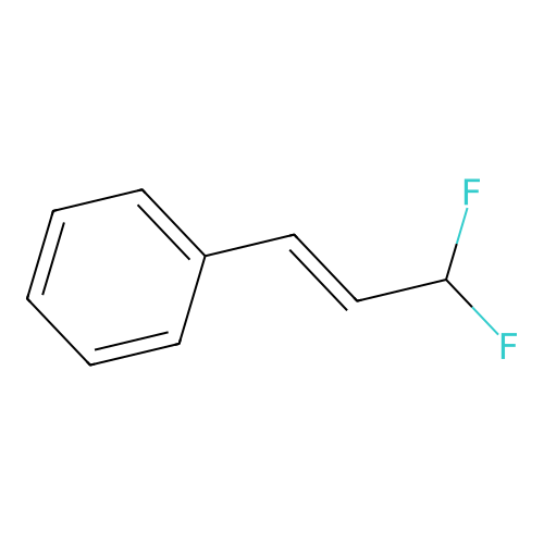 (3,3-Difluoroprop-1-en-1-yl)benzene structure