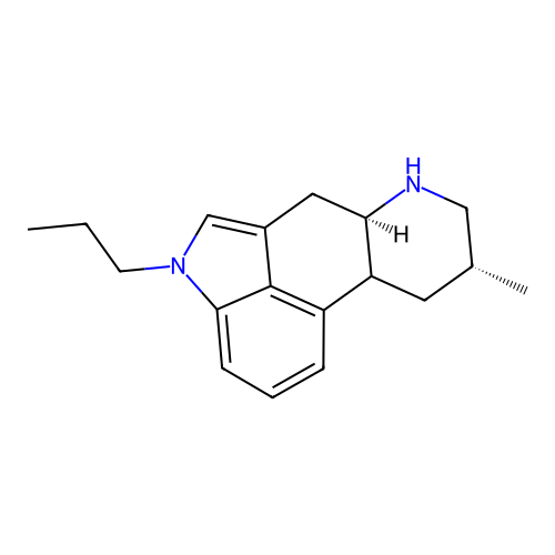 8-Methyl-1-propylergoline structure