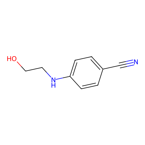 4-((2-Hydroxyethyl)amino)benzonitrile structure