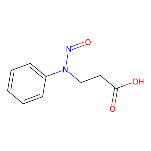 3-[Nitroso(phenyl)amino]propanoic acid structure