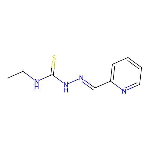 Hydrazinecarbothioamide, N-ethyl-2-(2-pyridinylmethylene)- structure