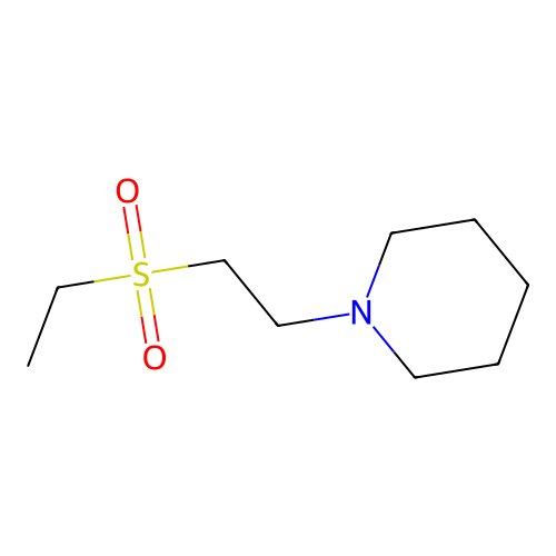 Piperidine, 1-[2-(ethylsulfonyl)ethyl]- structure