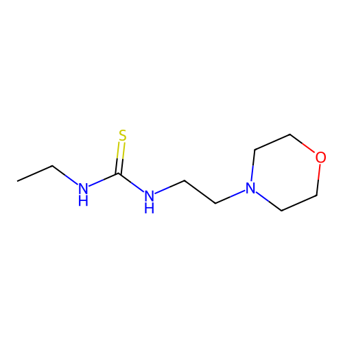 1-Ethyl-3-[2-(morpholin-4-yl)ethyl]thiourea structure