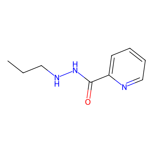 Picolinic acid, 2-propylhydrazide structure