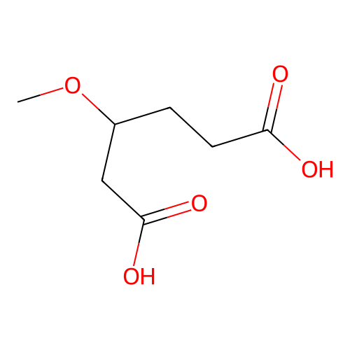 Adipic acid, 3-methoxy- structure