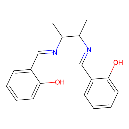2,2'-((Butane-2,3-diylbis(azanylylidene))bis(methanylylidene))diphenol structure